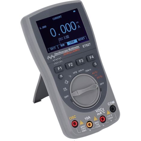 Multimètre oscilloscope 40 MHz, mode automatique de visualisation des formes d'onde, fréquence d'échantillonnage de 200 Méch./s (1/5)