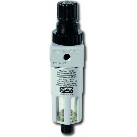 GAV FILTRO RIDUTTORE PER ARIA COMPRESSA DA 1/4 (1/3)