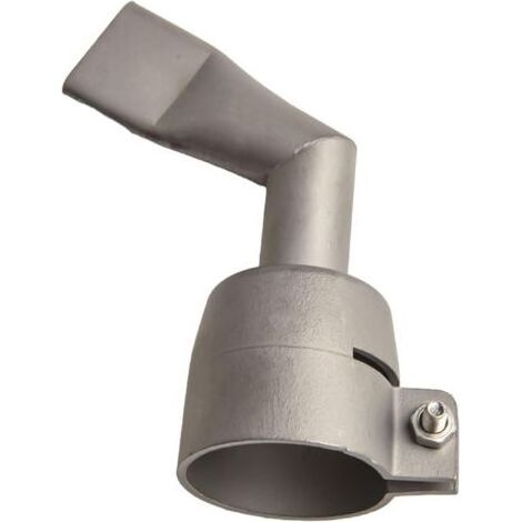 Buse de soudure à fente plate coudée à 120 degrés pour soudage de feuilles en PVC et plastique, compatible avec HLTE et autres soudeurs à air chaud 20 mm (1/5)
