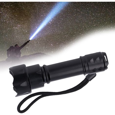 Hochleistungs-LED-Taschenlampe L2 5000 lm mit drehbarem Zoom, IP65 wasserdicht, für Outdoor-Aktivitäten, Abenteuer, Wandern, Camping und Notfälle zu Hause. (1/5)
