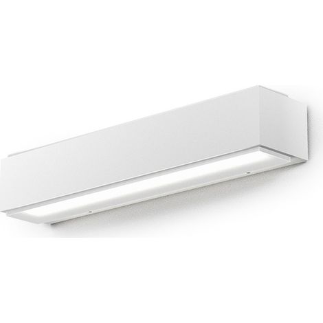 Applique Led Ges964C 20W Double Émission 1236Lm 3000K En Aluminium Moulé Sous Pression Blanc - Applique D'Extérieur Ip65 - Gea Luce (1/2)