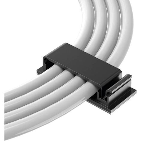 DESIRE2 Enfold Clips de câble noirs, lot de 40-Online Store