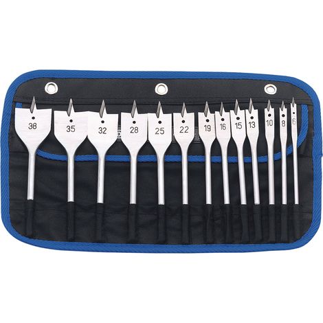 Draper 13-Piece Flat Wood Bit Set (6-38mm) - Model 82634 (1/5)