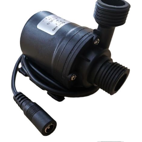 Cette pompe à eau silencieuse et filetée est compatible avec les distributeurs automatiques d'eau et les aquariums. Elle se distingue par sa conception compacte et ses matériaux de haute qualité. (1/5)