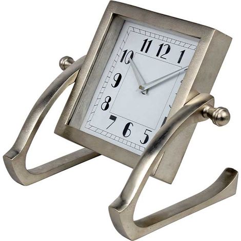 Horloge de table vintage doré 31x21x22cm (1/2)