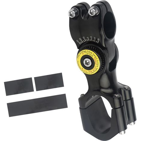 Support de guidon de vélo en alliage d'aluminium, support de caméra réglable pour accessoires de cyclisme, colliers de serrage légers en alliage d'aluminium (1/5)