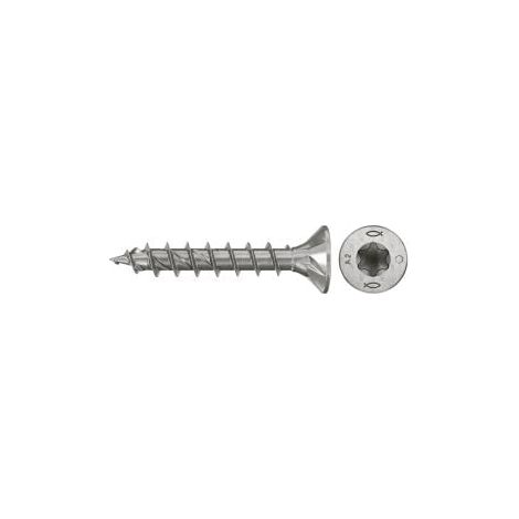 fischer Spanplattenschraube PowerFast FPF II CTF 4,0 x 20 A2 35 Senkkopf Innenst. TX Vollgew. Edelstahl A2 - 578043 (1/5)