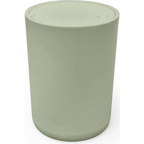 Badezimmer Mülleimer - HEUTE - NÜTZLICHKEIT - 8,5 L - Ø 21 x x H 29 cm - Polypropylen - Grün (1/4)
