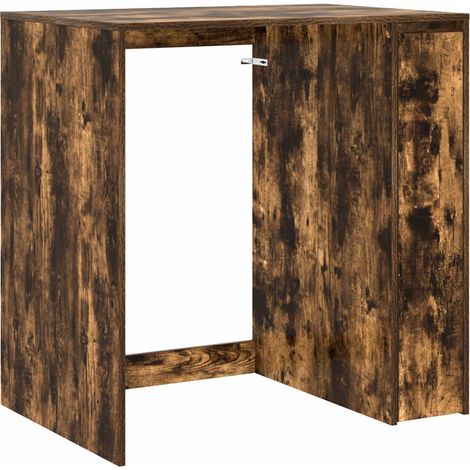 Waschmaschinen-Schrank Geräucherte Eiche 87 x 60 x 89 cm vidaXL