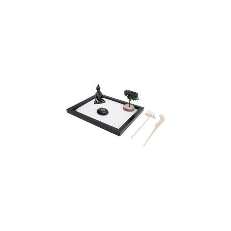 Kit de jardin zen, mini plateau de méditation japonais, décoration de table pour la maison ou le bureau