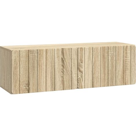 Maison Exclusive - Mobile Porta TV da Muro 98 x 31 x 30 cm Rovere Sonoma (1/5)