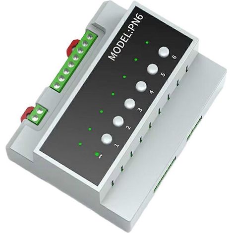 Tuya 6-Kanal-WLAN-Smart-Relaismodul 16A mit Fernbedienung für Haushaltsgeräte, 110V-240V (1/5)