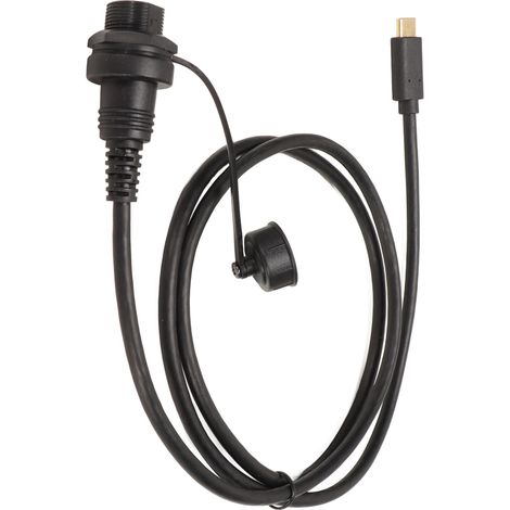 Câble d'extension encastré pour tableau de bord, câble de type C 3A 10 Gbit/s pour voiture, bateau et moto (1/4)