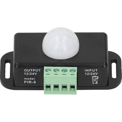 Sensore a infrarossi, distanza di rilevamento di 8 metri. Modulo sensore a infrarossi compatto per illuminazione d'ingresso, illuminazione della dispensa, illuminazione della sponda del letto.