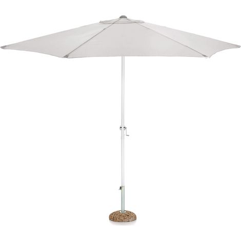 Ombrellone da Giardino Ø3 m Palo Ø38 mm in Ferro e Poliestere Garden Grigio