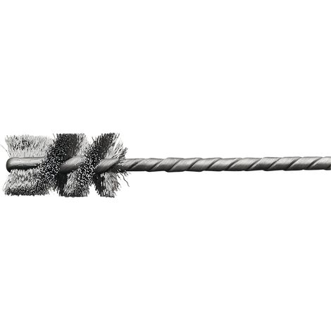 Spazzola a getto D.8mm con impugnatura da 3,3mm, spessore filo 0,12mm, lunghezza 25mm