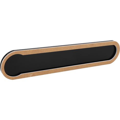 Porte-capsules de café en acrylique noir, 6 capsules, à fixer au mur, idéal pour ranger vos capsules de café dans un placard de cuisine. (1/5)