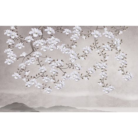 Papier peint panoramique - Fleurs - 130 cm x 81 cm (1/2)