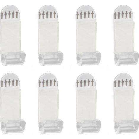 Lot de 30 supports flottantes murales pour disques, étagères en acrylique muraux pour livres et magazines (transparent) (1/5)