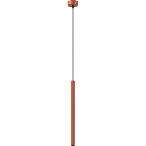 Suspensions Arche acier ocre rouge 1xG9 8cm Sollux (1/5)