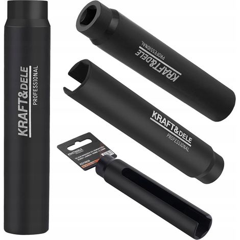 Outil de retrait de sonde lambda 150 mm 1/2" 22 mm Cr-V kraft&dele (1/5)