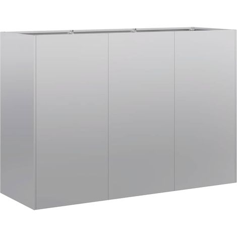 Maison Exclusive - Jardinera 120x40x80 cm de acero galvanizado