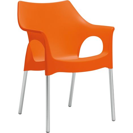 4 Chaises design de jardin - OLA - Lot de 4 - deco