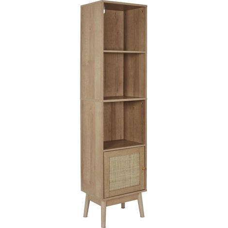Colonne de Salle de Bain 1 Porte Bali 160 cm Marron (1/5)