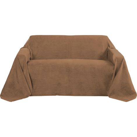 Beautissu Romantica Couverture - Plaid	Marron foncé, 280x210x1 cm