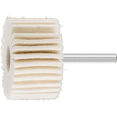 PFERD TOOLS weiche Filzlamellenstifte FLS Ø 50x30mm Schaft-Ø 6 mm für universelle Polierarbeiten 5 Stk
