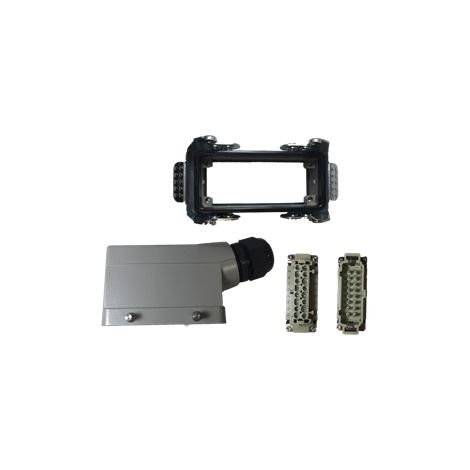 Connecteur multi broche M+F prise latérale 16 broches CMB16TTL010