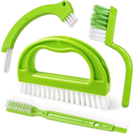 Brosse à joints, brosse de nettoyage de carrelage, brosse pour le nettoyage en profondeur des joints de salle de bain et de cuisine (1/5)