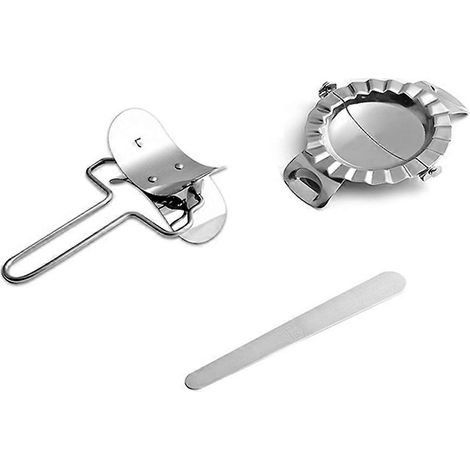 Emporte-pièces en acier inoxydable pour la confection de raviolis (1 ensemble inclus). (1/5)