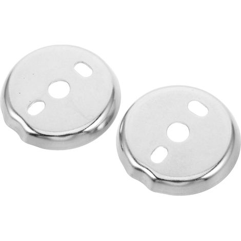 Supports de rechange pour porte-serviettes Tofficu (lot de 2) avec plaques de base rondes en acier inoxydable, résistants à la vapeur d'eau (1/5)