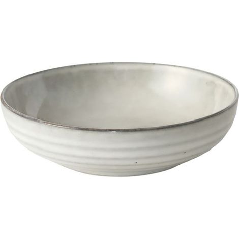 6 Salatteller & Pastateller 18 cm Hellgrau - Flow - Medard De Noblat