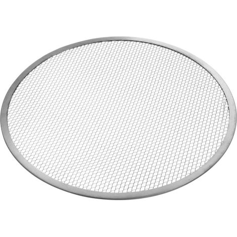 Grille Ronde Pizza 400 Mm - Aluminium - Maille Pour Cuisson Homogène - Cuisine Professionnelle