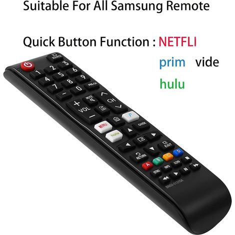 Universelle Fernbedienung, kompatibel mit allen Samsung-Fernsehern (LCD, LED, HDTV, 3D, Smart TV). (1/5)