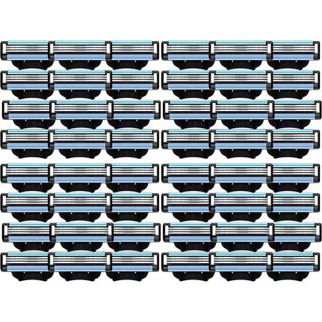 Recharges de Lames Rasoir 48PCS, Manuelles Mach 3 pour (1/5)