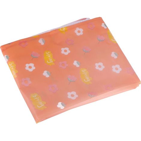 Housse anti-poussière 3D épaisse pour la maison, en PEVA transparent et imperméable, pour vêtements et accessoires, motif floral. (1/4)