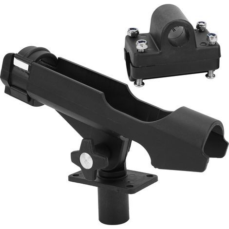 Support universel pour canne à pêche réglable, fixation type A pour bateau et kayak, tige de pêche amovible (1/5)