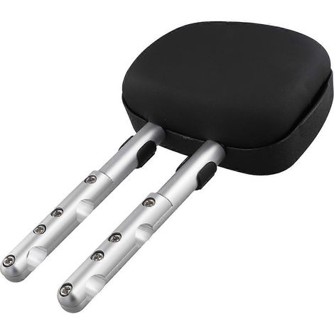 Support de dossier arrière pour moto, coloris argent et noir. (1/5)