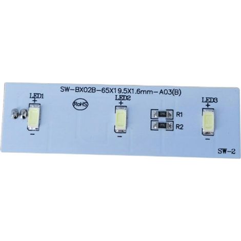 Lampe LED universelle SW-BX02B / 49031078 pour réfrigérateur-congélateur Hoover/Candy/Electrolux (1/2)