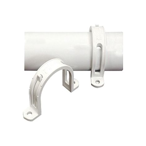 Atepac – Collier de serrage PVC blanc 50,8 mm – Largeur 17 mm pour maintien fiable – Pour installation plomberie et aspiration (1/2)
