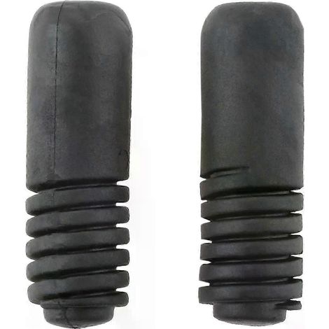 Lot de 2 protections antichoc universelles noires pour coffre, hayon et moteur de voiture Hyundai, avec élastiques et fixations. (1/5)