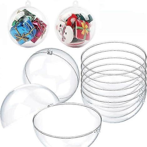 Boules de Noël transparentes et décoratives (1/5)