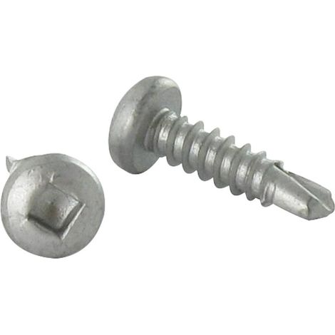 Vis autoperceuse Tête cylindrique TC Carré 4.2X16 Inox AISI 410-10 pièces