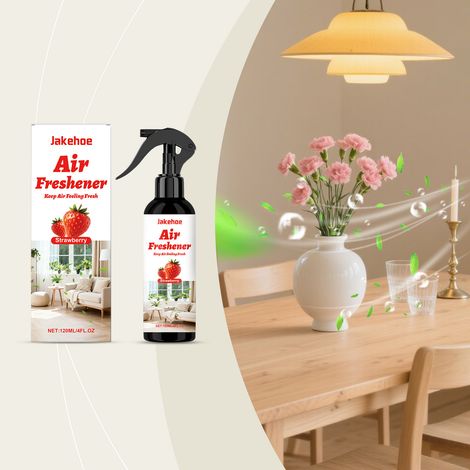 Lufterfrischer mit Erdbeerduft, praktisch für den Innenbereich zu Hause oder im Büro, hinterlässt einen langanhaltenden Duft – 120 ml -- BIEMMEDUE (1/5)