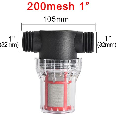 (H-Chine continentale) Tuyau d'arrosage avec filtre et raccord rapide en PE/PVC 25/32 mm pour système d'irrigation de jardin (1/5)