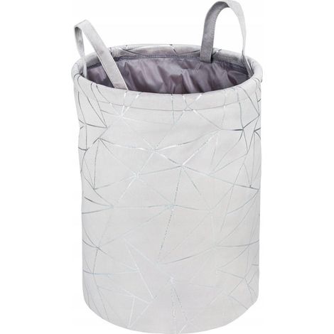 Wenko Samira Cesto de ropa gris claro 70 L