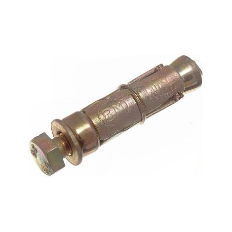 Lot de 10 boulons d'ancrage en vrac YZP M8 x 60 mm de long (1/2)